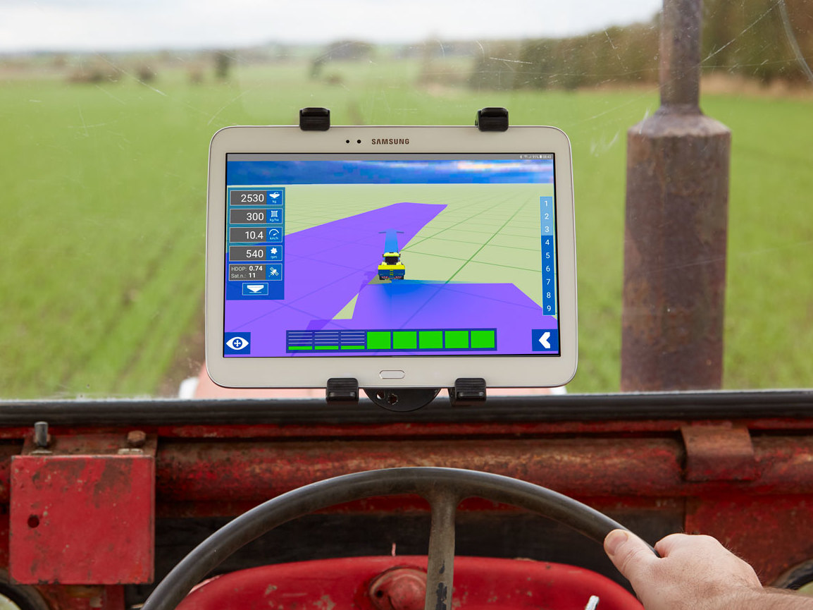 en traktor uden gps